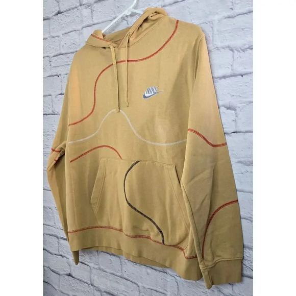 Men’s Nike inside out pullover Embroidered hoodie sweater medium. - Picture 3 of 9